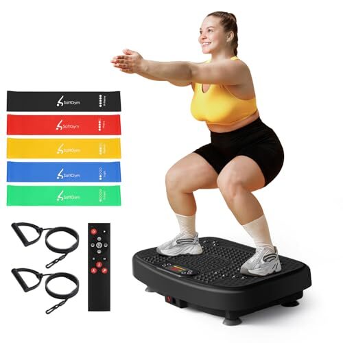 Transform Your Fitness with the SoftGym Power Vibration Plate: Lymphatic Drainage & Weight Loss Made Easy!