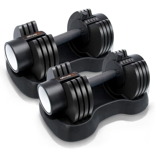 Transform Your Workout with the Ativafit Adjustable Dumbbell Set: 12 Weights in One!