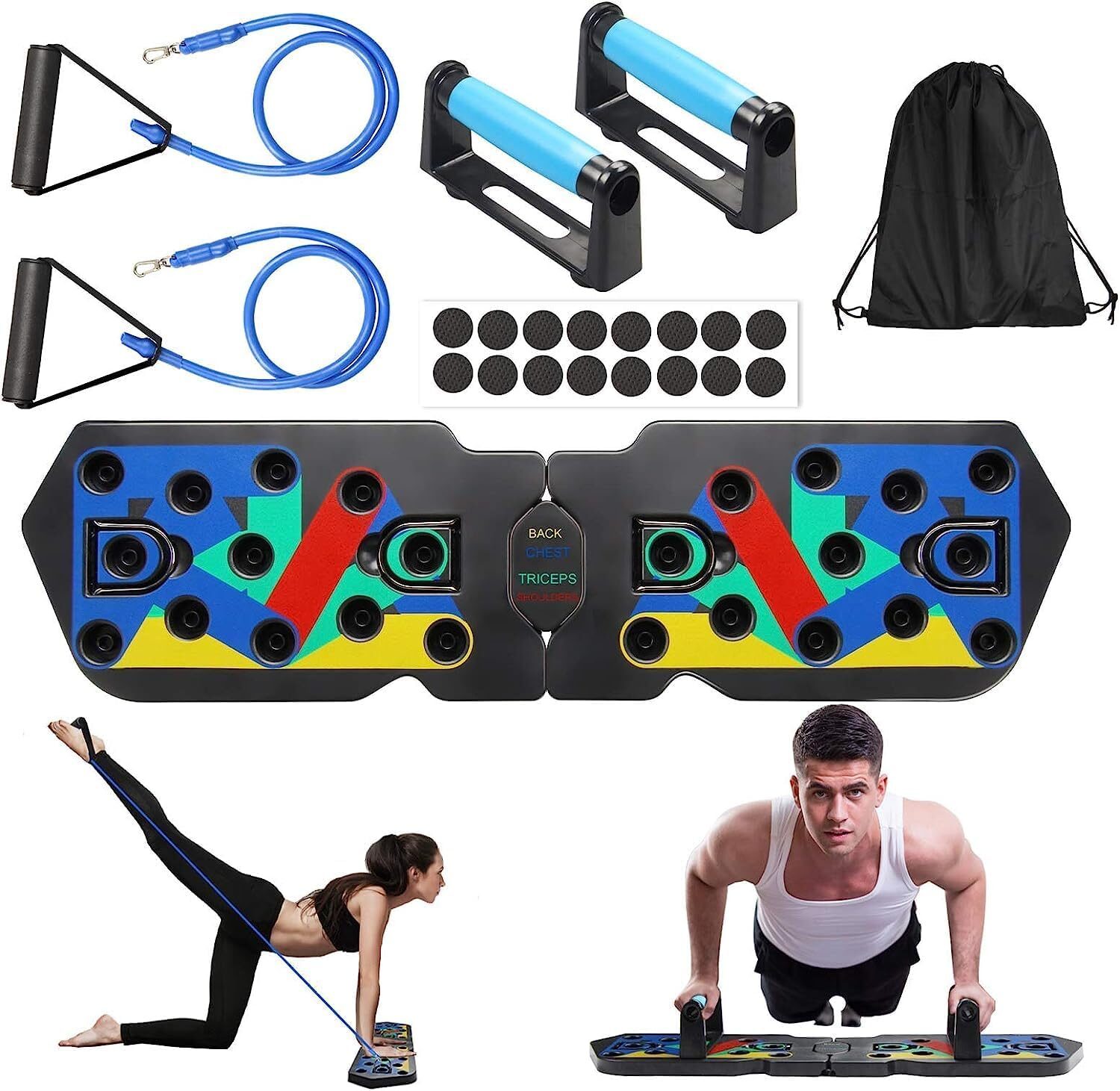 Unleash Your Strength: A Review of the 20 in 1 Press Up Board with Resistance Bands