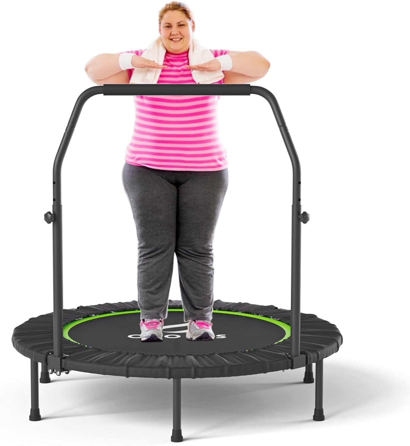 Bounce into Fitness: Review of the 40''/48'' Foldable Fitness Trampoline!