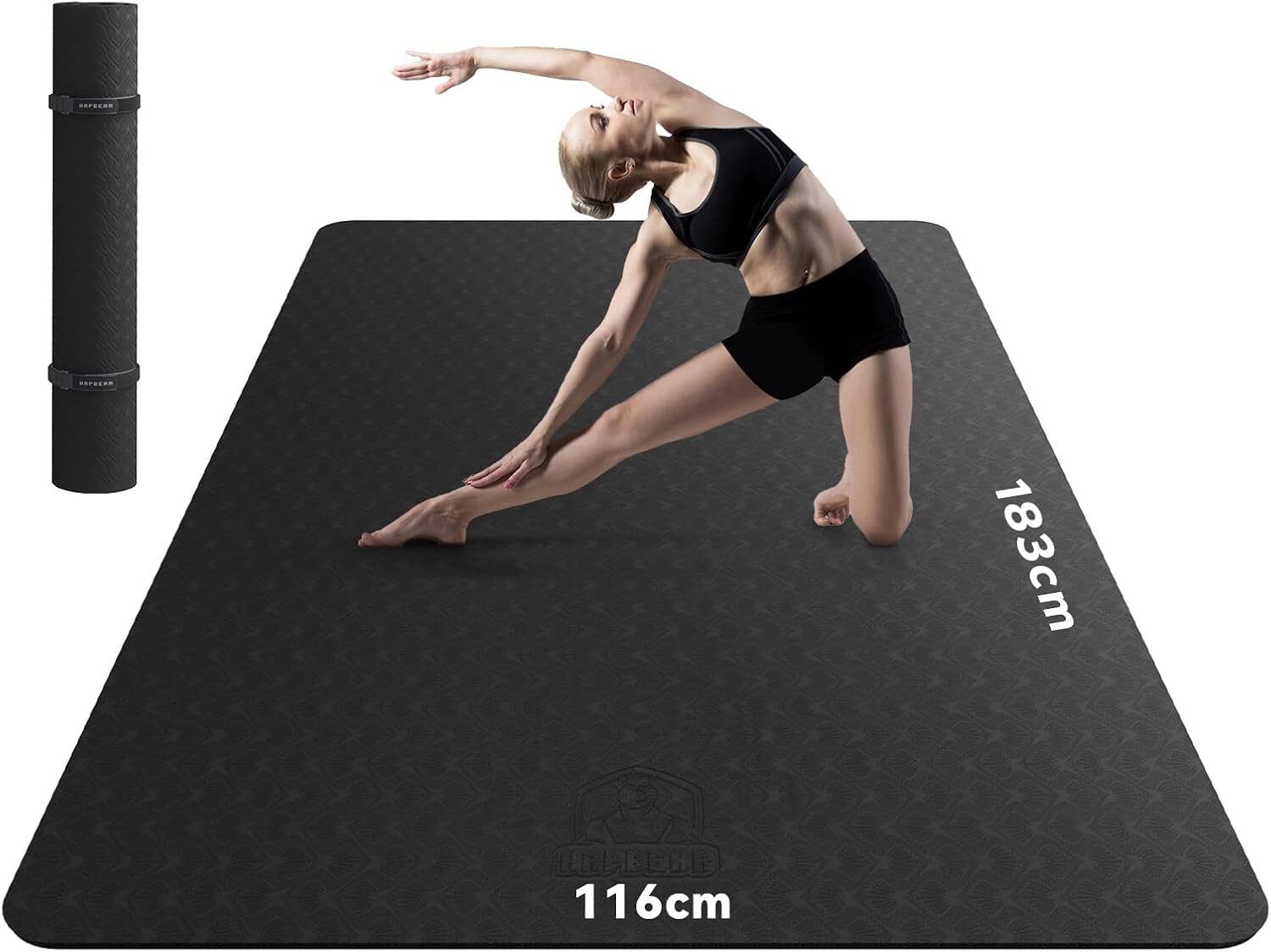 Transform Your Workout: HAPBEAR Extra Large Eco-Friendly Yoga Mat Review