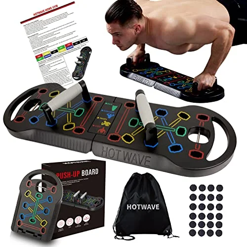 Transform Your Workout: HOTWAVE 20-in-1 Push Up Board Review!