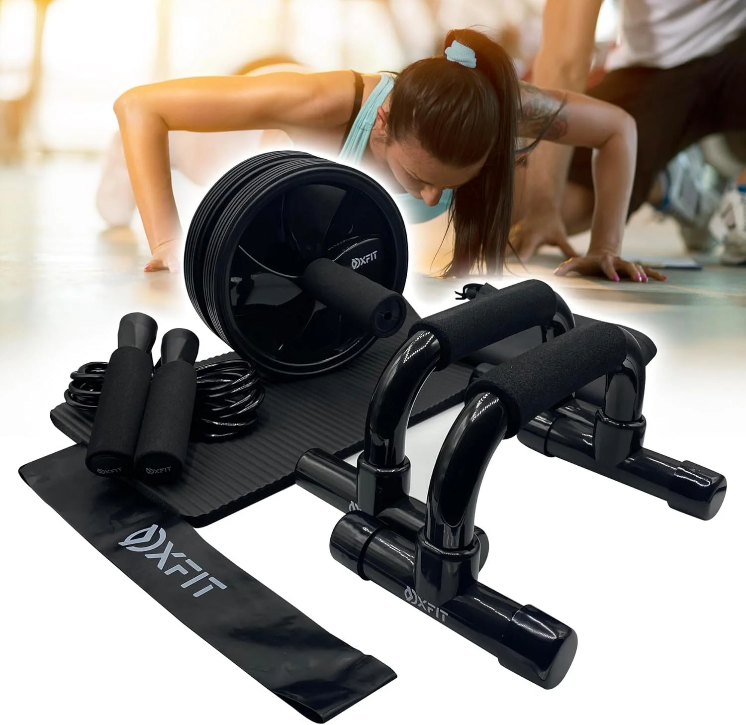 Ultimate Home Workout Gear: Review of the Ab Roller Wheel Set & Fitness Essentials!