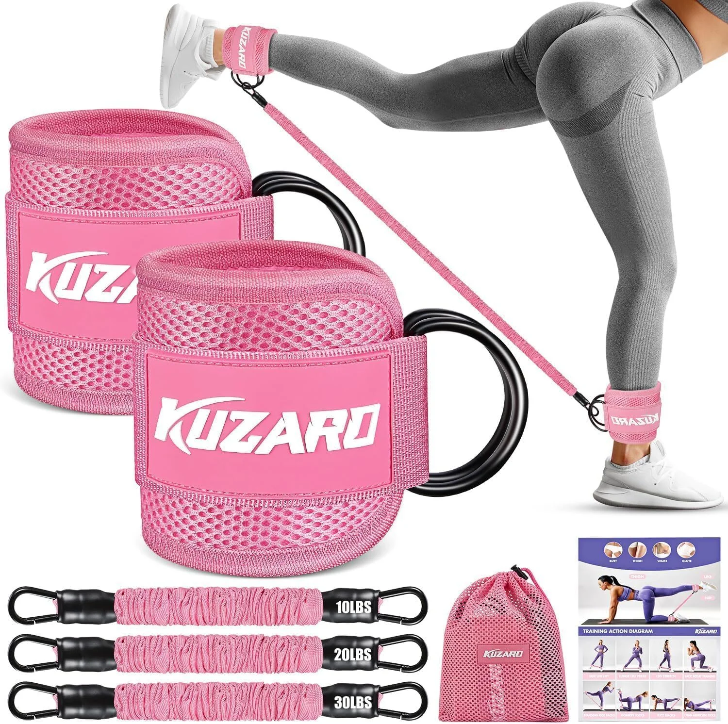 Unleash Your Best Glutes: Review of the Ultimate Resistance Bands Set for Women