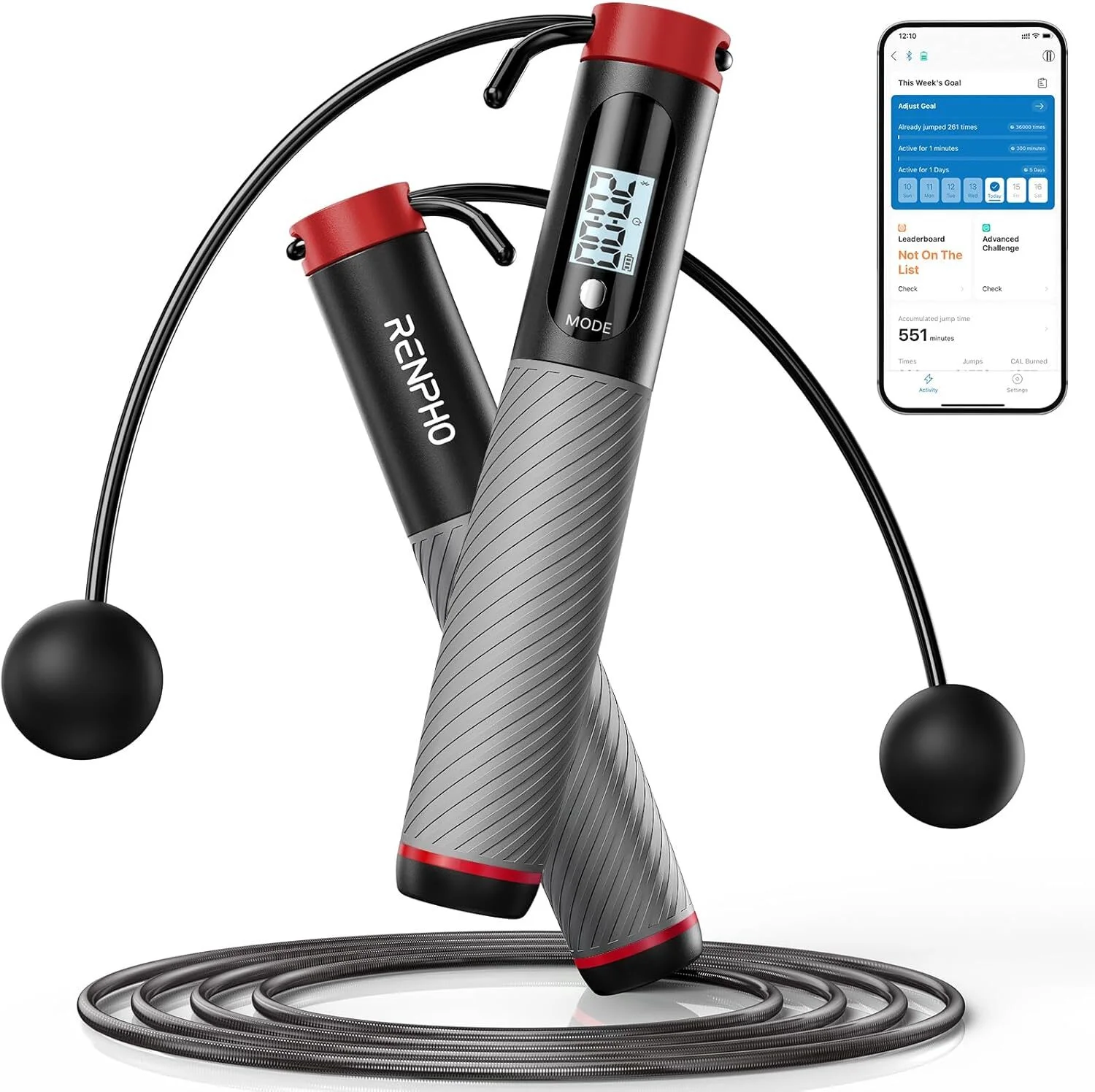 Unleash Your Fitness with the RENPHO Smart Skipping Rope: The Ultimate Workout Companion!