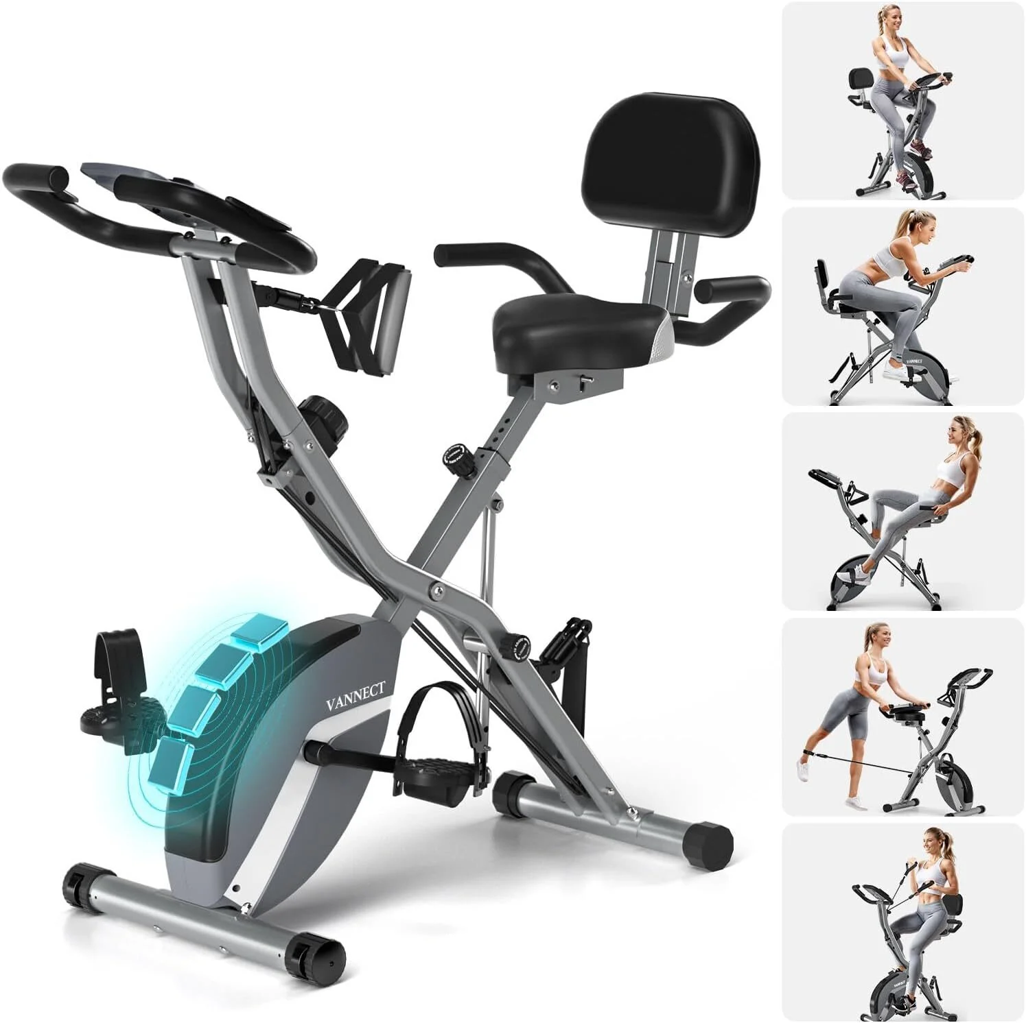 Transform Your Home Workouts: Review of the 2025 Foldable Exercise Bike with Smart Features!